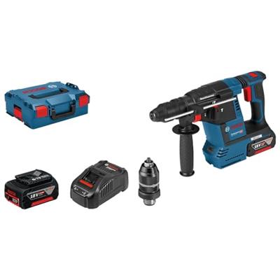 Bosch Blauw GBH 18V-26 F accu boorhamer 2.6J | 5.0Ah in L-Boxx - 0611910007 - thumbnail