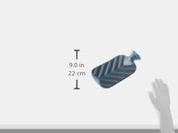 Fashy Warmwaterzak Enkelgeribbeld Antraciet - thumbnail