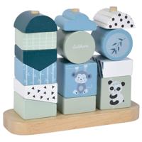 Eichhorn houten stapelpuzzel panda, 15dlg. - thumbnail
