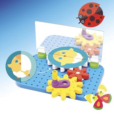 Quercetti mirrorello tandwielenset dieren Quercetti mirrorello tandwielenset dieren
