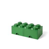 Room Copenhagen LEGO Brick Drawer 8 Groen opbergdoos - thumbnail