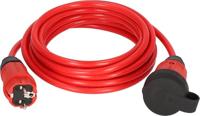 Brennenstuhl Professional Verlengkabel | VQ 1110 | IP44 | 5m | rood | H07BQ-F 3G1,5 - 9161050210 - thumbnail