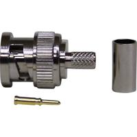 TRU COMPONENTS 735205 BNC-connector Stekker, recht 50 Ω 1 stuk(s) - thumbnail