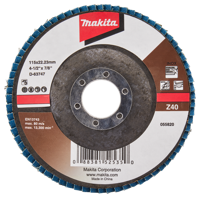 Makita Accessoires Lamellenschuurschijf 115mm Z40 - D-63747 D-63747 - thumbnail