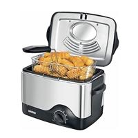 Unold Kompakt Frituurpan 1.5 l 1200 W Zwart, RVS - thumbnail