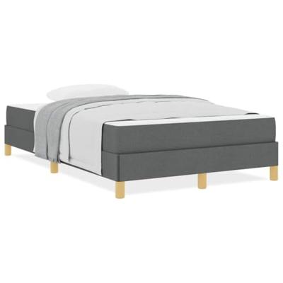 Boxspring bed Taupe, Bruin 120 x 190 cm Stof, Engineered Hout