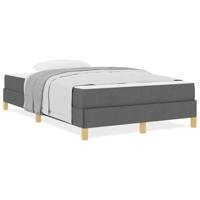 Boxspring bed Taupe, Bruin 120 x 190 cm Stof, Engineered Hout - thumbnail