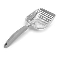 Nobleza Kattenbakschep groot - Aluminium metaal - thumbnail