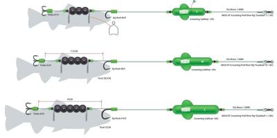 MADCAT Screaming Profi River Rig Dead Bait