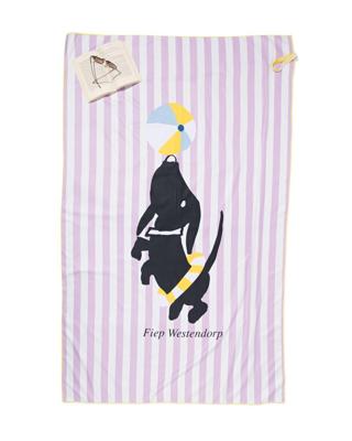 HEMA Takkie handdoek microvezel 110x175 (multi)