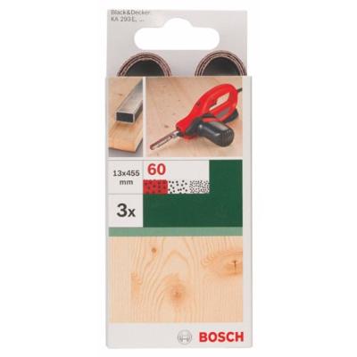 Bosch Accessories 2609256238 Schuurband Korrelgrootte (num) 60 (l x b) 455 mm x 13 mm 3 stuk(s)