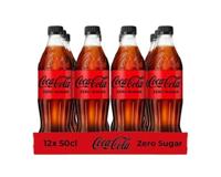 Coca-Cola Zero frisdrank, fles van 50 cl, pak van 12 stuks - thumbnail