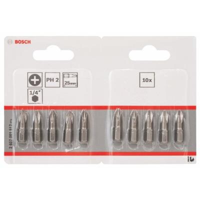 Bosch Accessories 2607001512 Kruis-bit PH 2 Extra hard C 6.3 10 stuk(s) - thumbnail