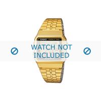 Casio horlogeband A500WEGA-1EF / A500WEGA-1 Staal Goud (Doublé) 18mm - thumbnail