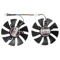DC 12V 0.5A 4 Pin vrouwelijke originele desktopcomputer Radiator Cooling Fan CPU koelventilator Diameter: 8.5 mm paren - thumbnail