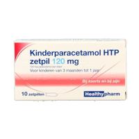 Healthypharm Paracetamol kind 120mg 10 Zetpillen - thumbnail