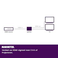 Split 712 - HDMI splitter 8K 60Hz - 1 in / 2 uit - thumbnail