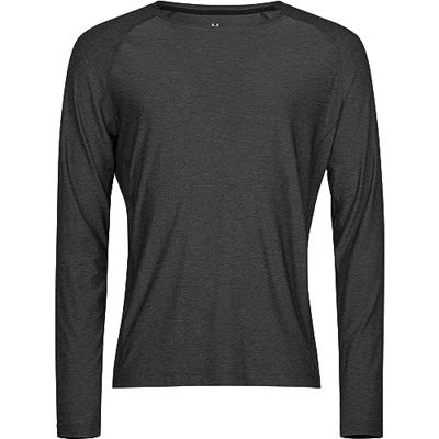 Tee Jays TJ7022 Long Sleeve CoolDry Tee - Black - L