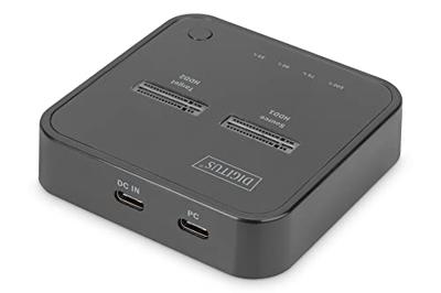 Digitus DA-71545 notebook dock & poortreplicator Bedraad USB 3.2 Gen 2 (3.1 Gen 2) Type-C Zwart - thumbnail