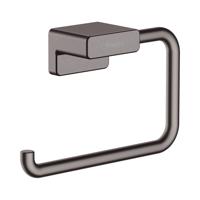 Hansgrohe AddStoris toiletrolhouder zonder klep 14,1x4x9,3cm brushed black chroom - thumbnail