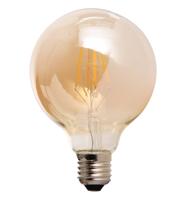 LED lamp filament globe large 4W golden - thumbnail