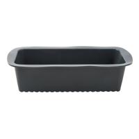 Cakevorm siliconen - grijs - 27x14x6.5 cm - thumbnail
