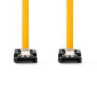 Nedis SATA Kabel | 6 Gbps | SATA 7-Pins Female | SATA 7-Pins Female | Vernikkeld | 1.00 m | Plat | PVC | Geel | Doos - CCGB73250YE10 - thumbnail