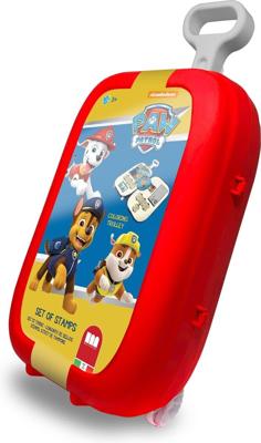Brandunit Paw patrol tekenkoffer met stempels 63-delig Brandunit Paw patrol tekenkoffer met stempels 63-delig