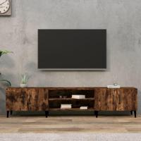 Tv-meubel 180x31,5x40 cm bewerkt hout gerookt eikenkleurig - thumbnail