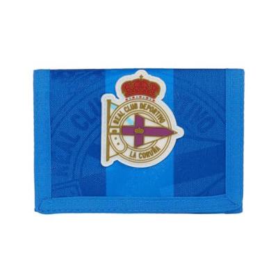 Portefeuille R. C. Deportivo de La Coruña Blauw 12.5 x 9.5 x 1 cm