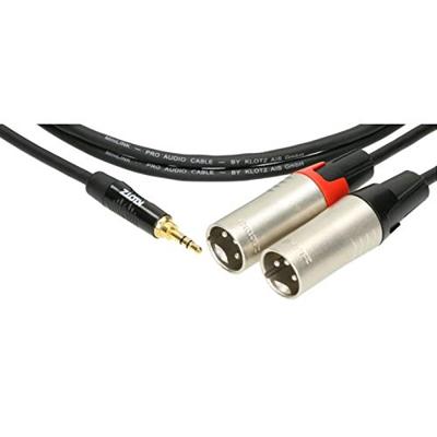 Klotz KY9-180 Y-kabel mini jack naar XLR 1.8 meter