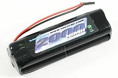 Voltz NiMH 2000mAh 9.6V zender accu (Futaba stekker)
