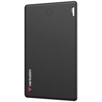 Verbatim My Finder Wallet Tracker - Dunne, oplaadbare Bluetooth-kaartzoeker voor portefeuilles, bagagelabels en meer, compatibel met Apple Find My (alleen iOS), 2-pack, zwart en zilver - thumbnail