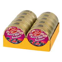 Sweet Originals berry mix bonbons blikje (10x 200gr) - thumbnail