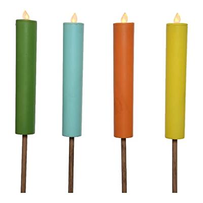 Solar kaars dia4-H90cm assorted Decoris - Decoris Solar kaars dia4-H90cm assorted Decoris - Decoris
