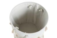 Basket spelset DKD Home Decor Beige Mosterd Franjes Boho 43 x 43 x 45 cm 3 Onderdelen - thumbnail