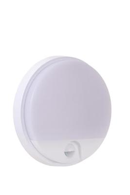 Lucide HUPS IR - Wandlamp Binnen/Buiten - Ø 21 cm - LED - 1x10W 3000K - IP54 - Bewegingssensor - Wit