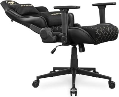 COUGAR Gaming Armor One V2 F Gaming Stoel Zwart/Goud COUGAR Gaming Armor One V2 F Gaming Stoel Zwart/Goud