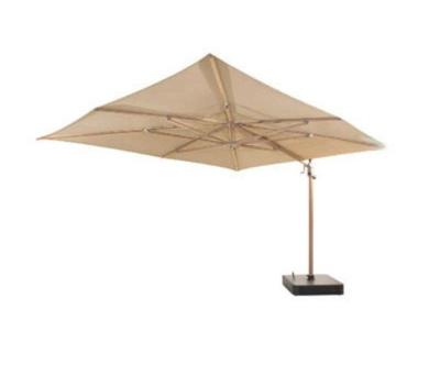 Finca zweefparasol zand met houtlook frame 400 x 300 cm 4SO - 4so Finca zweefparasol zand met houtlook frame 400 x 300 cm 4SO - 4so