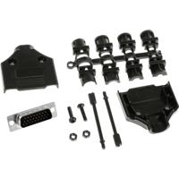 MH Connectors MHDTPPK15HD26MSK D-sub male connectorset 180 ° Aantal polen: 15 Soldeerkelk 1 stuk(s) - thumbnail