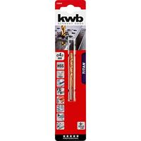 kwb 238640 HSS Metaal-spiraalboor 4 mm Gezamenlijke lengte 75 mm M2 DIN 338 Cilinderschacht 1 stuk(s) - thumbnail