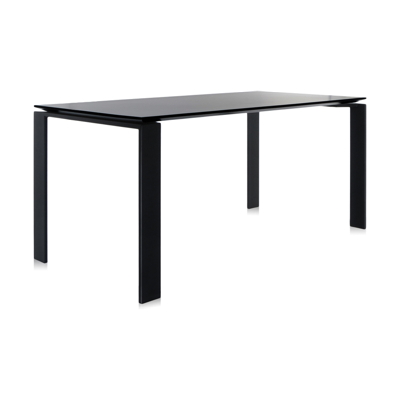 Kartell Four eettafel 158x79 cm Zwart