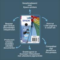 Epson Singlepack DURABrite Ultra 406 inktcartridge 1 stuk(s) Origineel Normaal rendement Zwart - thumbnail