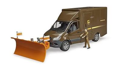 bruder MB Sprinter UPS met chauffeur en toebehoren modelvoertuig - thumbnail