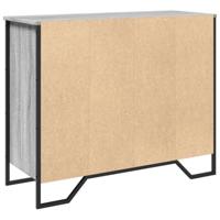 Dressoir 91x35,5x74,5 cm bewerkt hout grijs sonoma eikenkleurig - thumbnail