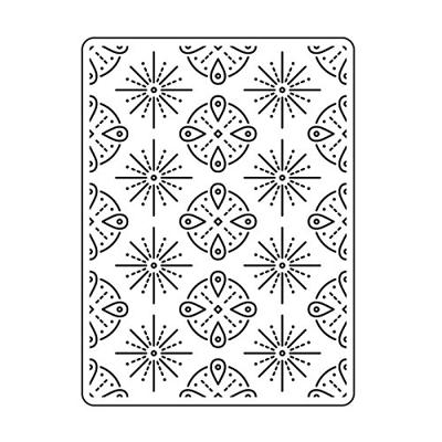 Vaessen Creative • embossing folder tribal