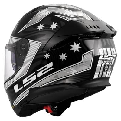 LS2 integraalhelm "ff808 stream ii galdam". helmet ff808 stream ii galdam xl bl./white