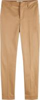 Bell slim fit chino in mercerized o sand - thumbnail