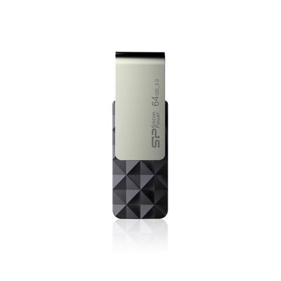 USB stick Silicon Power Blaze B30 64 GB Zwart