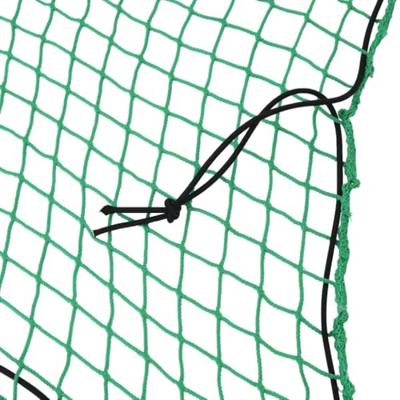 VidaXL Aanhangwagennet elastisch touw 3x2,5 m polypropeen groen - thumbnail